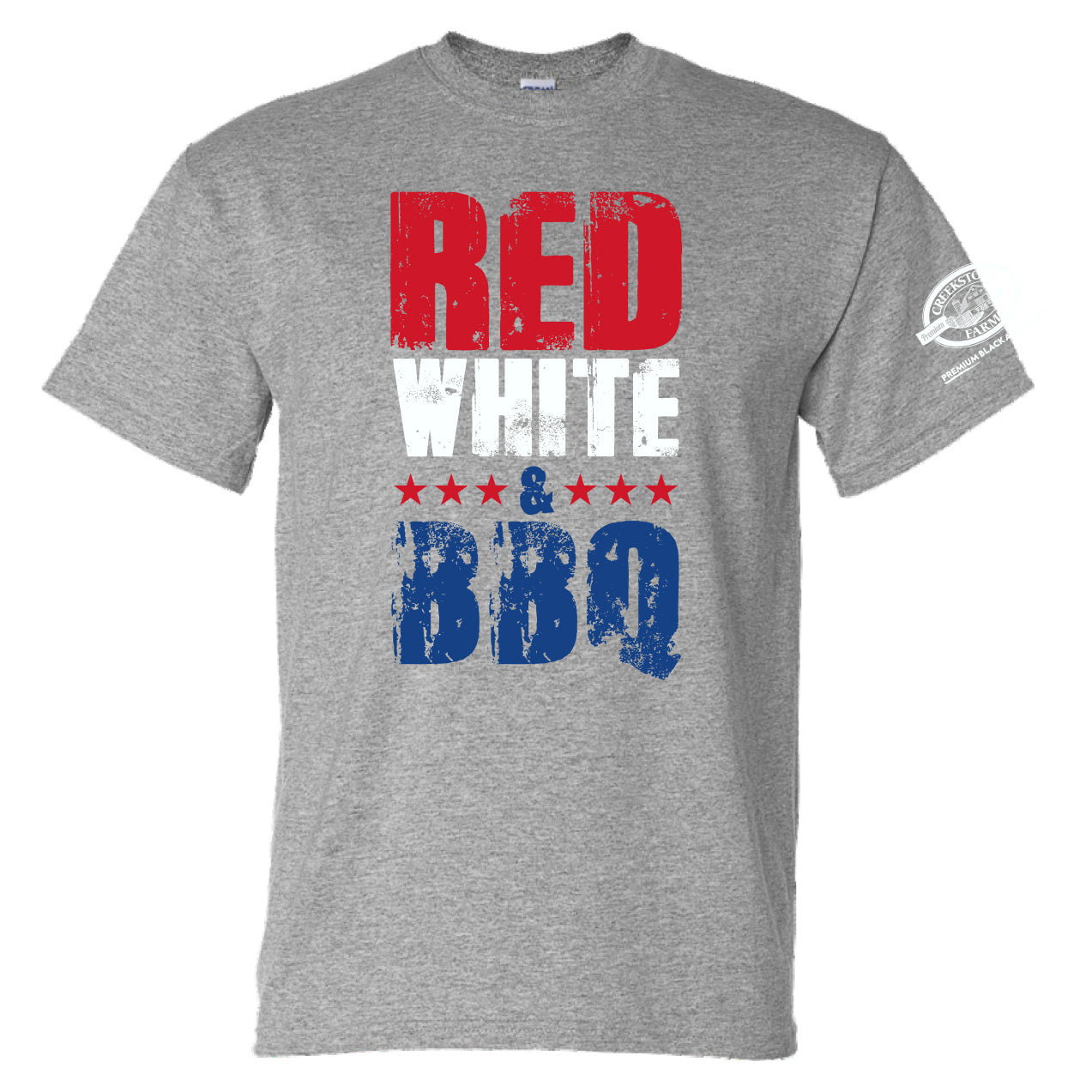 Creekstone Farms Red White & BBQ Short Sleeve T-Shirt