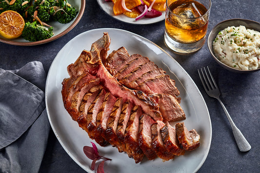 Porterhouse Steak Sliced