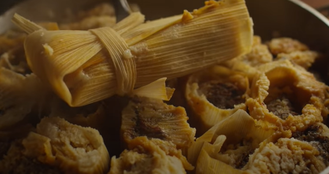 Red Chile Brisket Tamales