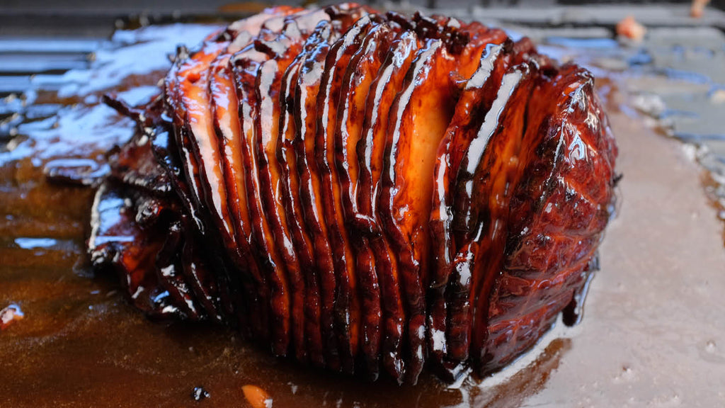 Apple Glazed Fried Ham