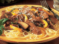 Sirloin Pasta Portobello